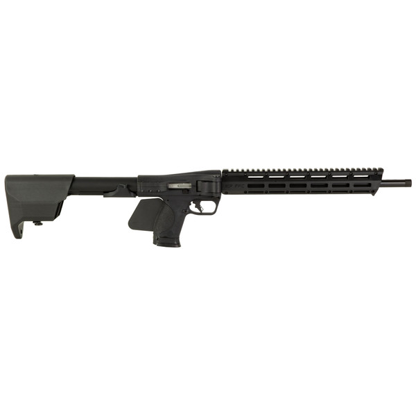 S&W M&P FPC folding carbine 9MM 16.25", black, California compliant, in-stock magazine storage.
