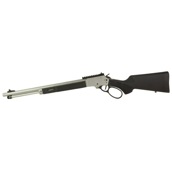S&W Model 1854 .357 Magnum 19.25" lever-action rifle, stainless steel, synthetic stock.