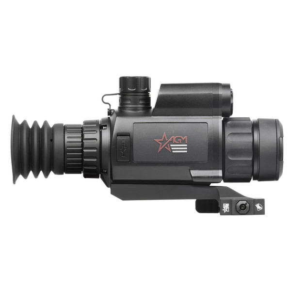 AGM Neith LRF DS32-4MP digital night vision scope with long-range IR illuminator.