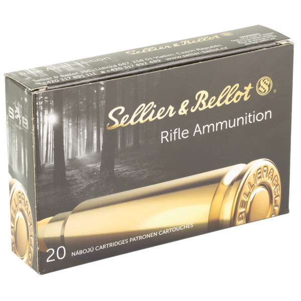Sellier & Bellot 30-06 Springfield 150gr SPCE rifle ammo with cutting edge.