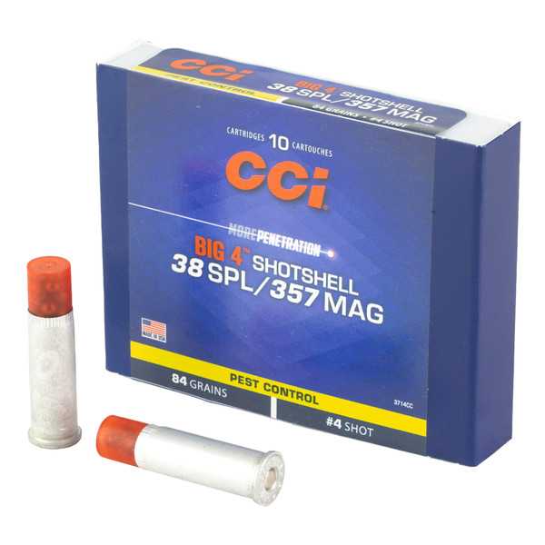 CCI Shotshell 40 S&W 88gr Shotshell #9 for pest control, 10 rounds.