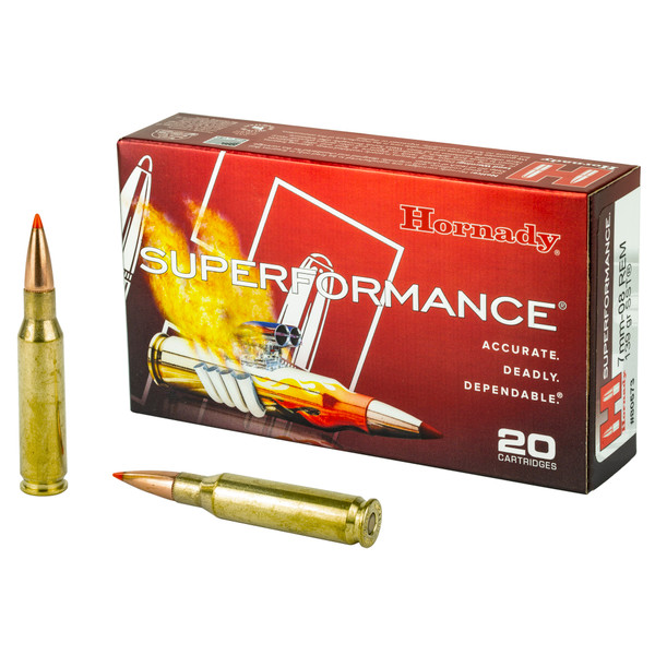 Hornady SuperFormance 7MM-08 139gr SST 20rd box Hornady SuperFormance 7MM-08 139gr SST 20rd box