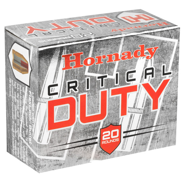 Hornady Critical Duty 357 Sig 135gr FlexLock Duty ammunition box