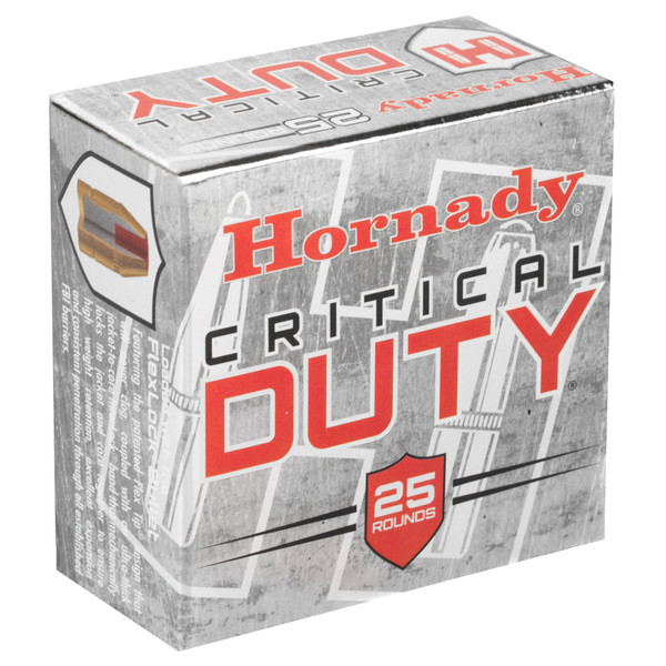 Hornady Critical Duty 9MM 135gr FlexLock Duty ammunition box