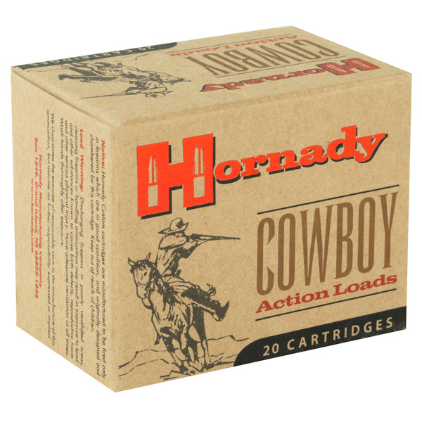 Hornady Custom Cowboy 45LC 255gr Lead Flat Nose ammunition box