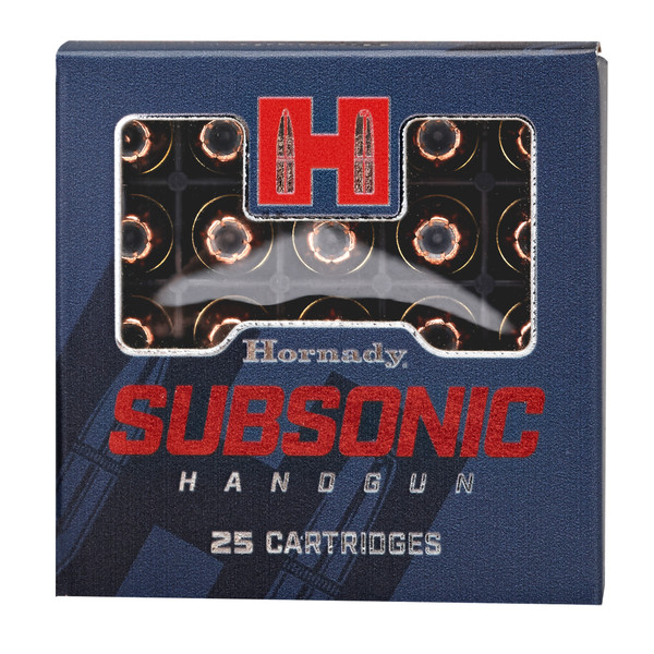 Hornady Subsonic 9MM 147gr XTP ammunition box