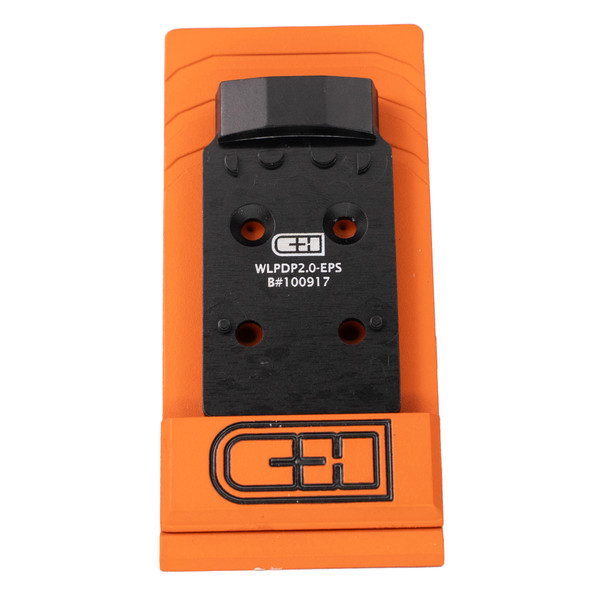 C&H Precision EDC XL Red Multi Reticle 3MOA Black pistol optic.