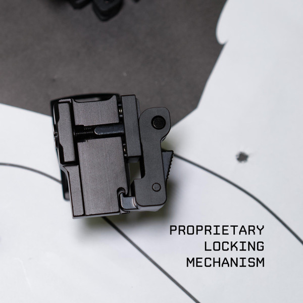 Monstrum Tactical 45-degree offset Picatinny rail mount.