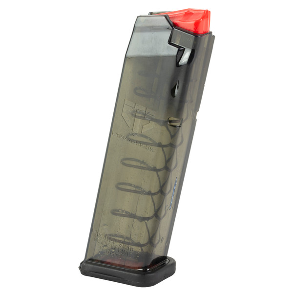 ETS 17rd CRB Carbon Smoke 9mm magazine for S&W M&P, transparent body.