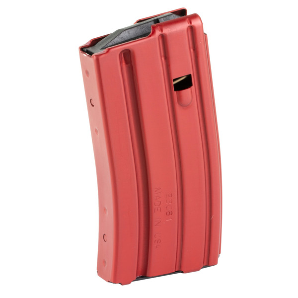 Duramag 20-round 5.56 aluminum red magazine