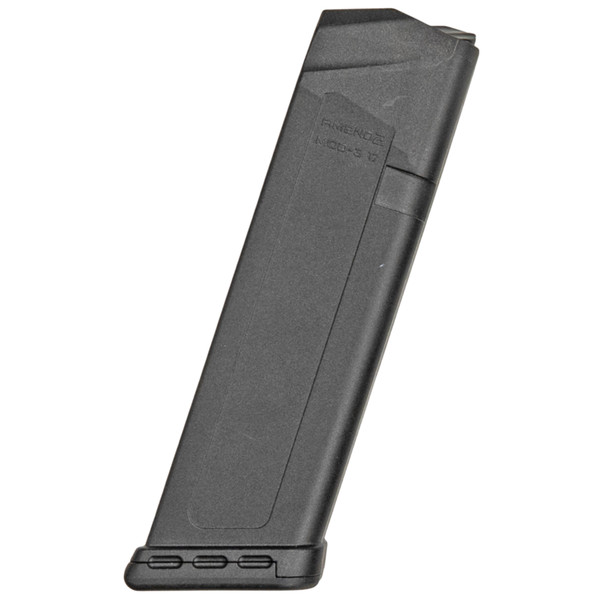 Amend2 17rd black Glock G17 magazine with aggressive texture