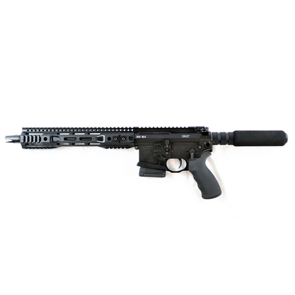 Franklin Armory CA11 .300 Blackout AR pistol, California-legal bolt action repeater with 11.5" barrel, Triumvir™ muzzle device, and optics-ready upper.