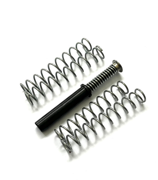 Elevate your FN 509 9mm with the DPM Mechanical Recoil Reduction System for 3.7" Compact, 4" Midsize, 4.32" Compact Tactical, and 4.5" Midsize Tactical barrels (SKU: 1000195). Featuring four tunable springs for custom recoil control, this kit reduces muzzle flip, prevents jams, and enhances accuracy. Ideal for threaded barrels and compensators, with lifetime warranty.