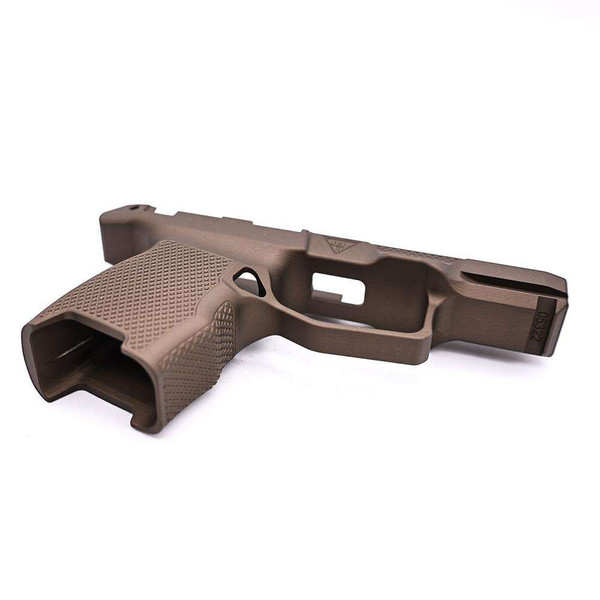 JUGGERNAUT JT P365 GRIP MODULE NO SAFETY 10RD-XL BASE PLATES DARK BRONZETake your 365 to the next level with our billet aluminum CNC-machined grip module—packed with features to make it the perfect upgrade.