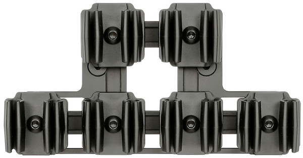 Midwest Industries Lever Stock Shell Holder Plate Bundle for Smith & Wesson 1854. Includes plate and 6 patented Universal Shell Holders for up to 12 extra rounds. Lightweight anodized aluminum, vertical or horizontal orientation, M-LOK compatible with MI Lever Stock only. Made in USA. Boost reload speed for hunting and range use in California and nationwide.