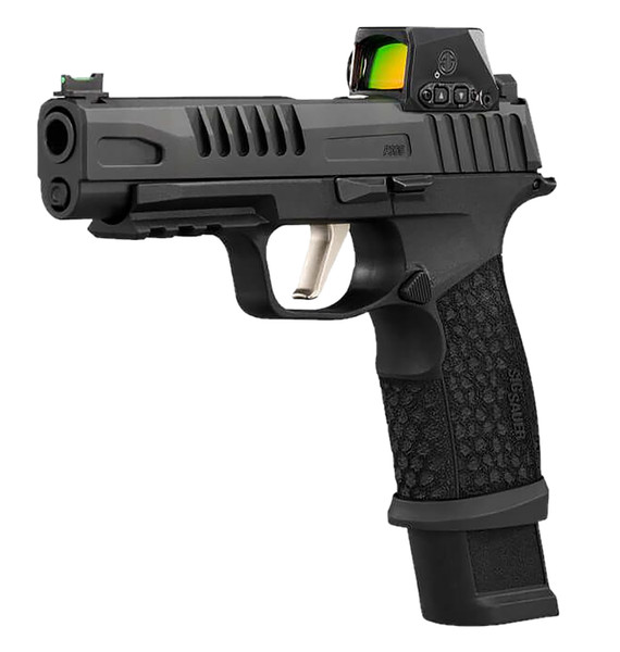 Discover the Sig Sauer ROMEO-X SIG-LOC Compact SORX1660 enclosed red dot sight with 6 MOA reticle, designed for P365 slides. Features SIG-LOC strong lockup, 20,000-hour battery, MOTAC illumination, and co-witness capability for ultimate pistol performance. Shop now at Terran Gear USA.