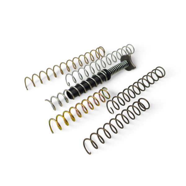 Upgrade your Alpha Foxtrot S15 or Romulus 3.5" 9mm with the DPM Mechanical Recoil Reduction System. Drop-in design with three spring sets reduces recoil, speeds follow-ups, improves accuracy, and protects your pistol. Lifetime warranty. Shop at Terran Gear USA for enhanced shooting performance.