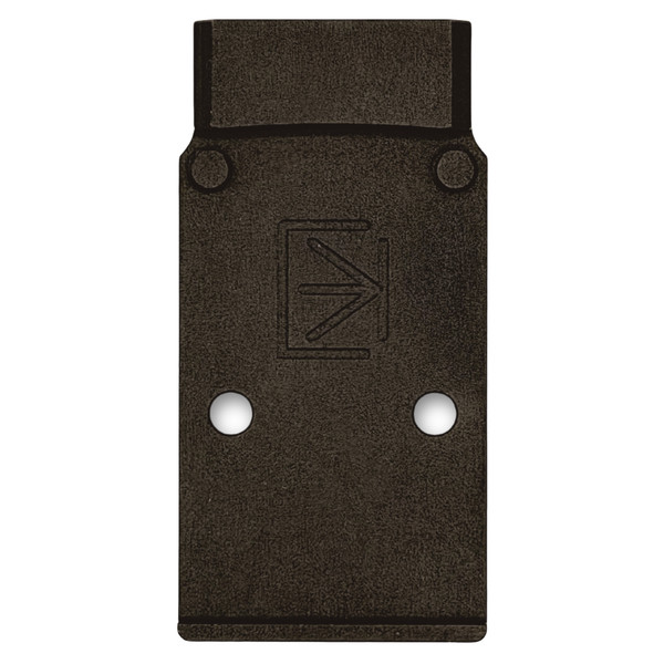 Calculated Kinetics DOGTAG optic plate for Glock Gen 6 MOS with Trijicon SRO and RMR HD.