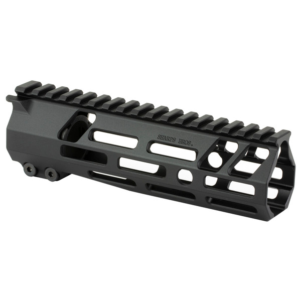 Sharps Bros 7-inch free-float M-LOK handguard for AR-15 with full-length Picatinny top rail and black anodized finish.