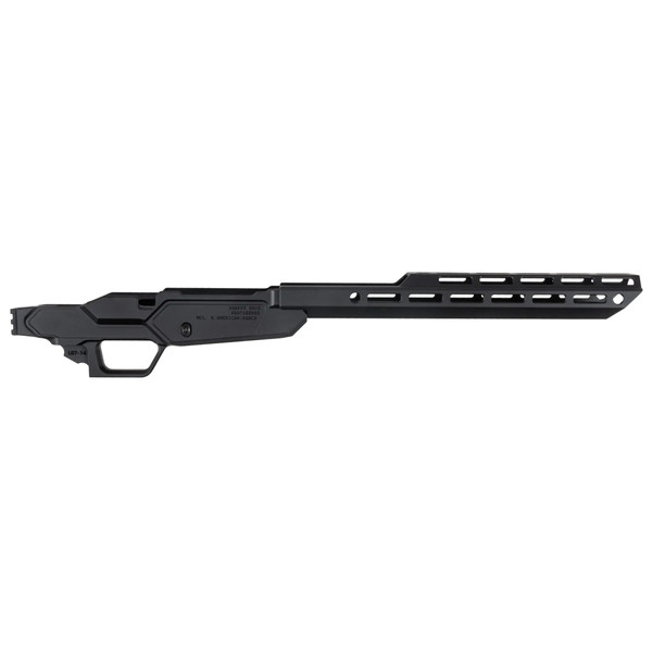 Sharps Bros Heatseeker chassis for Ruger American Ranch AR magazine-fed rifles with 1913 Picatinny rear rail interface.
