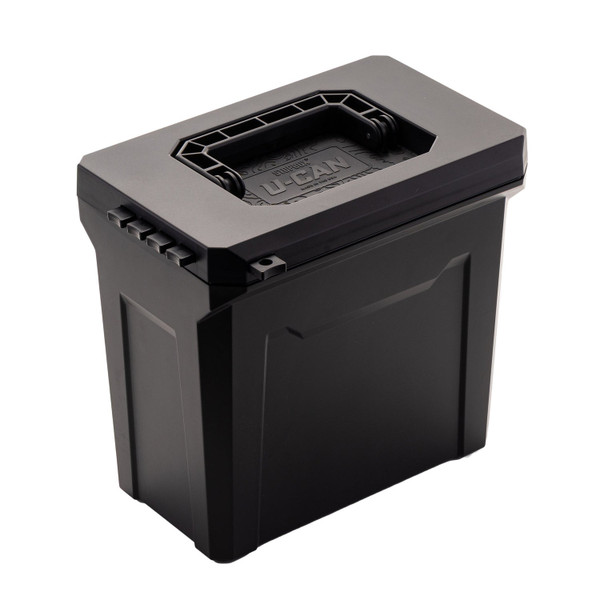 Discover the StopBox U-Can: a durable portable lockable container with mechanical finger code lock for secure storage of firearms, ammo, and range gear. Made in USA. No batteries required. Fast access when it matters. 30-day risk free trial.