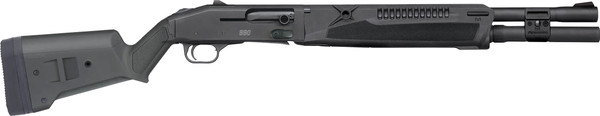Mossberg 990 SPX 12 gauge semi-auto shotgun with Magpul stock, M-LOK forend, and optics-ready receiver built for tactical performance and reliability.