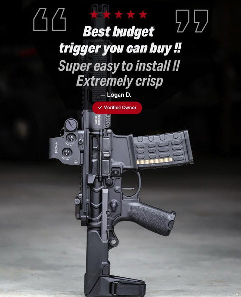 Upgrade your AR9 with the RISE Armament RAVE PCC Flat Trigger featuring a crisp 3.5-lb pull, enhanced PCC hammer, and fast reset reliability.