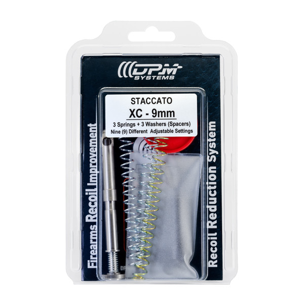 Upgrade your Staccato XC 5" with the DPM Mechanical Recoil Reduction System. Patented multi-spring guide rod improves control, reduces recoil, and protects your pistol.