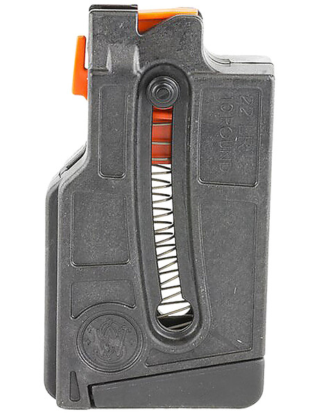 Genuine Smith & Wesson M&P 15-22 10-round .22 LR OEM magazine. Durable black polymer construction with factory reliability and perfect fit.