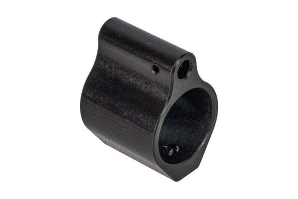 Expo Arms .750 low-profile nitride gas block delivers secure dual set-screw mounting and free-float handguard clearance for AR-15 and AR-308 builds.