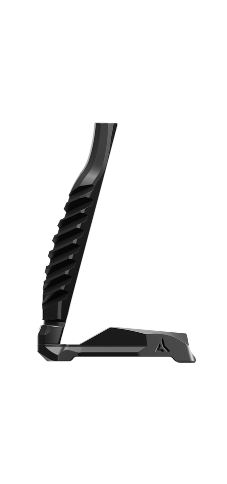 The Radian P365-XMACRO Backstrap and Magazine Well install using a precision machined dovetail interface with spring-loaded retention stud to lock the two