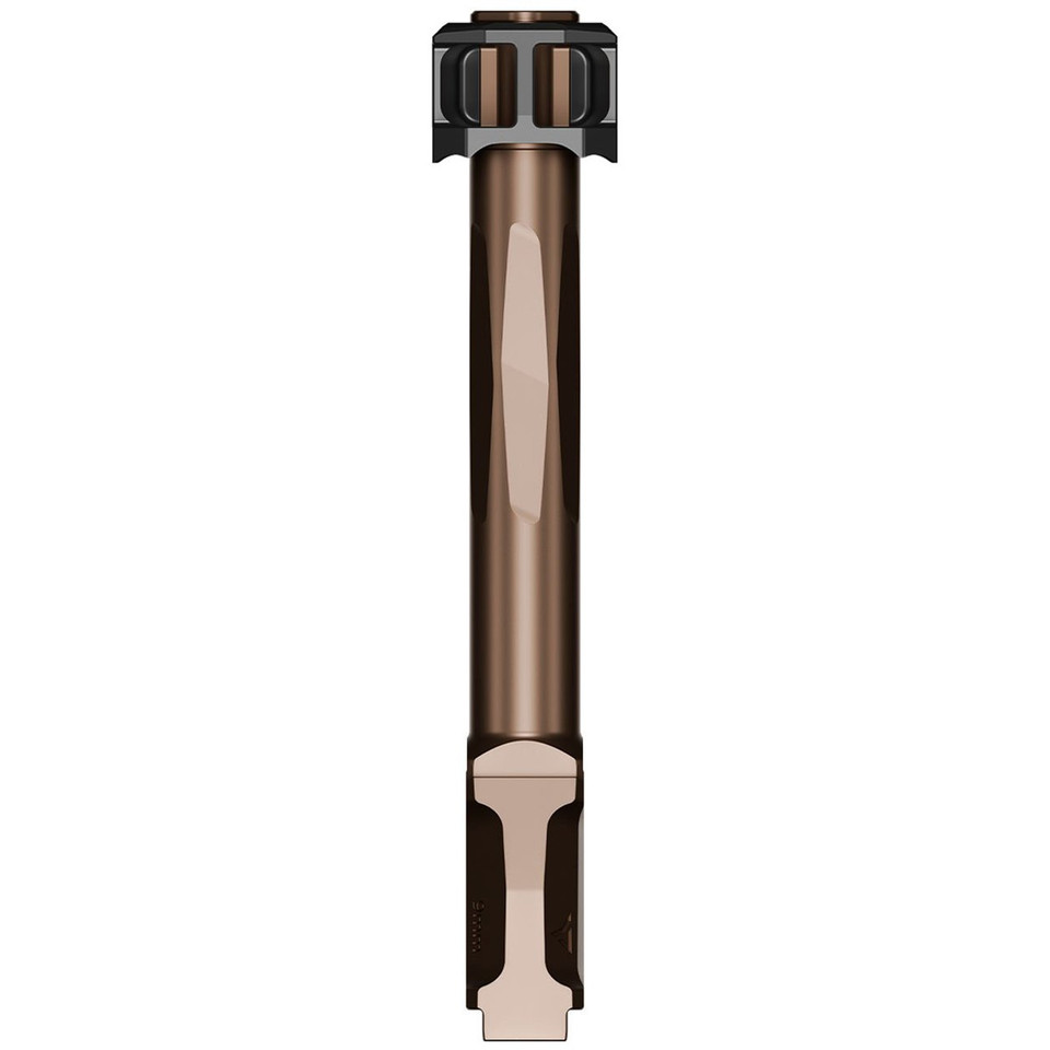 Radian Weapons RAMJET, Barrel with AFTERBURNER Compensator, 9MM, Radianite Finish, Bronze, INTRA-LOK Mounting System, Fits GLOCK 48 R0845