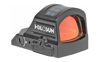Image of Holosun ELITE X2 REFLEX 2MOA GREEN SHAKE: Holosun Technologies 407C-GR-X2, Green Dot, 2 MOA, Black Color, Side Battery, Solar Failsafe HE407C-GR X2