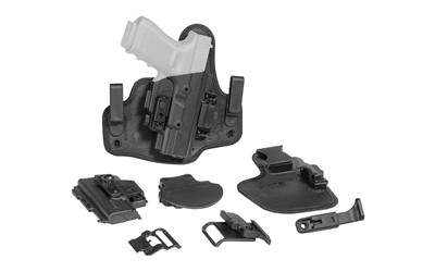 Image of Alien Gear ShapeShift Core Carry Package FOR GLK 19 with Alien Gear Holsters Core Carry Package, 1.5" Belt Slide Holster, Black, Fits Glock 19, Standard Clips, Right Hand SSHK-0057-RH-D, ideal for various uses.