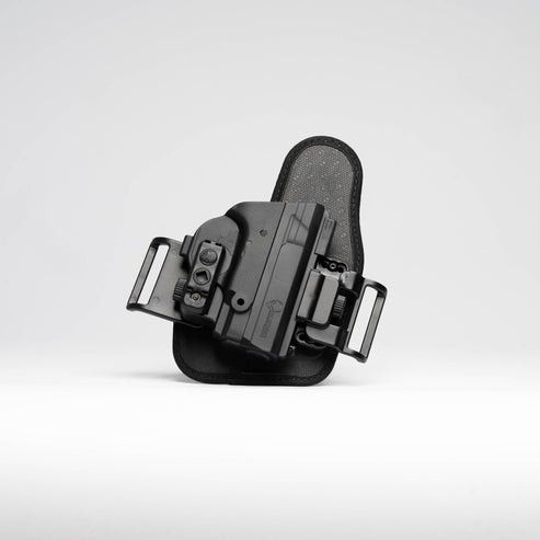 Image of Alien Gear ShapeShift Core Carry Package For GLK 43 with Alien Gear Holsters Core Carry Package, 1.5" Belt Slide Holster, Black, Fits Glock 43, Standard Clips, Right Hand SSHK-0939-RH-D, ideal for various uses.