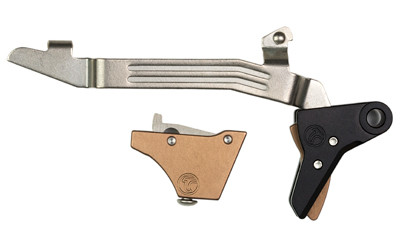 Image of Timney ALPHA Trigger For Glock Gen 3-4 Bronze with Timney Triggers Alpha Competition Trigger
  Anodized Finish, Bronze, Fits Gen 3 & Gen 4 - G17, G19, G22, G23, G34 ALPHA GLOCK 3-4 - BRONZE., ideal for various uses.