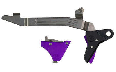 Image of Timney ALPHA Trigger For Glock Gen 5 Purple with Timney Triggers Alpha Competition Trigger
  Anodized Finish, Purple, Fits Gen 5 - G17, G19, G34 ALPHA GLOCK 5 - PURPLE., ideal for various uses.