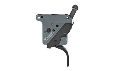 Image of Timney Triggers Remington 700 "The Hit" Straight Black with Timney Triggers "The Hit" Straight Trigger For Remington 700
  Black Finish, Adjustable from 8oz.-2Lbs, Will Not Fit Magpul Hunter Stock THE HIT-ST., ideal for various uses.