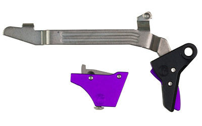 Image of Timney ALPHA For Glock G3-4 Large Purple with Timney Triggers Alpha Competition Trigger
  Anodized Finish, Purple, Fits Large Frame Gen 3 & Gen 4 - 20, 21, 29, 30, 40 and 41 ALPHA GLOCK 3-4-LARGE-PURPLE., ideal for various uses.