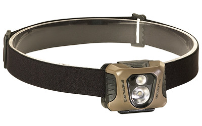 Image of Streamlight Enduro Pro AAA COY GRN LED with Streamlight Enduro Pro
  Headlamp, Green C4 LED 200 Lumens, Three AAA Batteries, Coyote Brown Finish 61425., ideal for various uses.