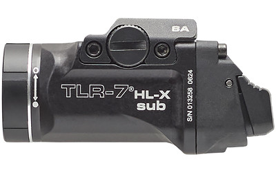 Image of Streamlight TLR7 SUB HLX Fits HELLCAT with Streamlight TLR-7 HL-X Sub
  Weaponlight, Fits Springfield Hellcat, 1, 000 Lumens with SL-B9 Battery, 30 Minute Run Time, Matte Finish, Black with Silver Ring 69506., ideal for various uses.