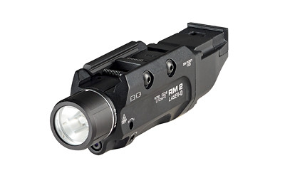 Image of Streamlight TLR RM2 500LM LT/GRN Laser with Streamlight TLR RM 2
  Weaponlight with Green Laser, 1000 Lumens, 1.5 Hour Runtime, Black, Includes Key Kit, and (2) CR123A Lithium Battery 69454., ideal for various uses.