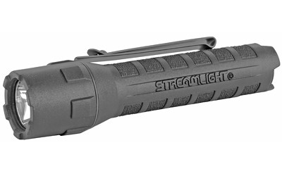 Image of Streamlight PolyTac X USB BLK with Streamlight Polytac X
  Flashlight, 600 Lumens, w/ USB Battery, Clam Pack, Black Finish 88613., ideal for various uses.