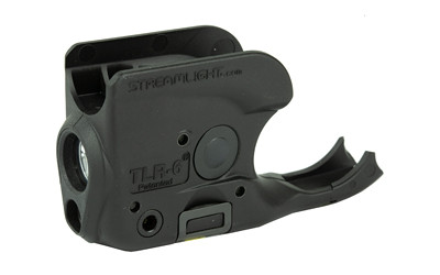 Image of Streamlight TLR-6 1911 NO-RIAL W/Laser with Streamlight TLR-6
  Tac Light w/laser, 100 Lumens, Non-Rail 1911 Handguns, Black, Two 3V CR-1/3 N Lithium Batteries 69279., ideal for various uses.