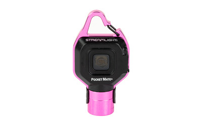 Image of Streamlight Pocket Mate with USB Cord PINK with Streamlight PocketMate
  Flashlight, USB Charging Cord, 325/45 Lumens, Pink/Black 73303., ideal for various uses.