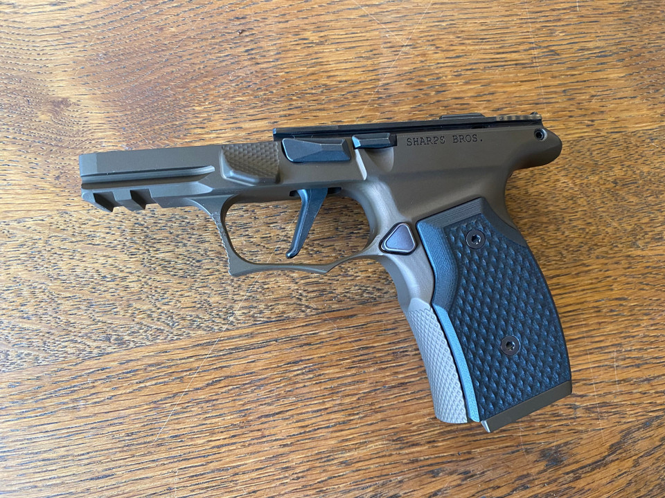 Sharps Bros Grip For P365X/XL Black G10 Grip Panels - Bronze