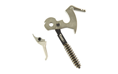 Detailed image of the Timney Marlin 336, 1894 & 1895 Lever Action Trigger at Terran Gear USA! This drop-in upgrade features a 3-3.5 lb. pull weight, nickel finish, and crisp, smooth performance. Shop now for premium firearm parts and accessories!