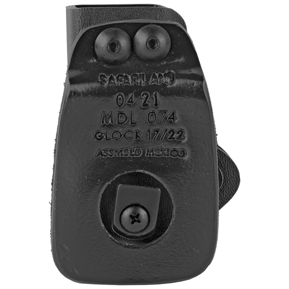 Safariland Model 074 Open Top Single Mag Pouch for Glock 17, RH, Tactical Black.