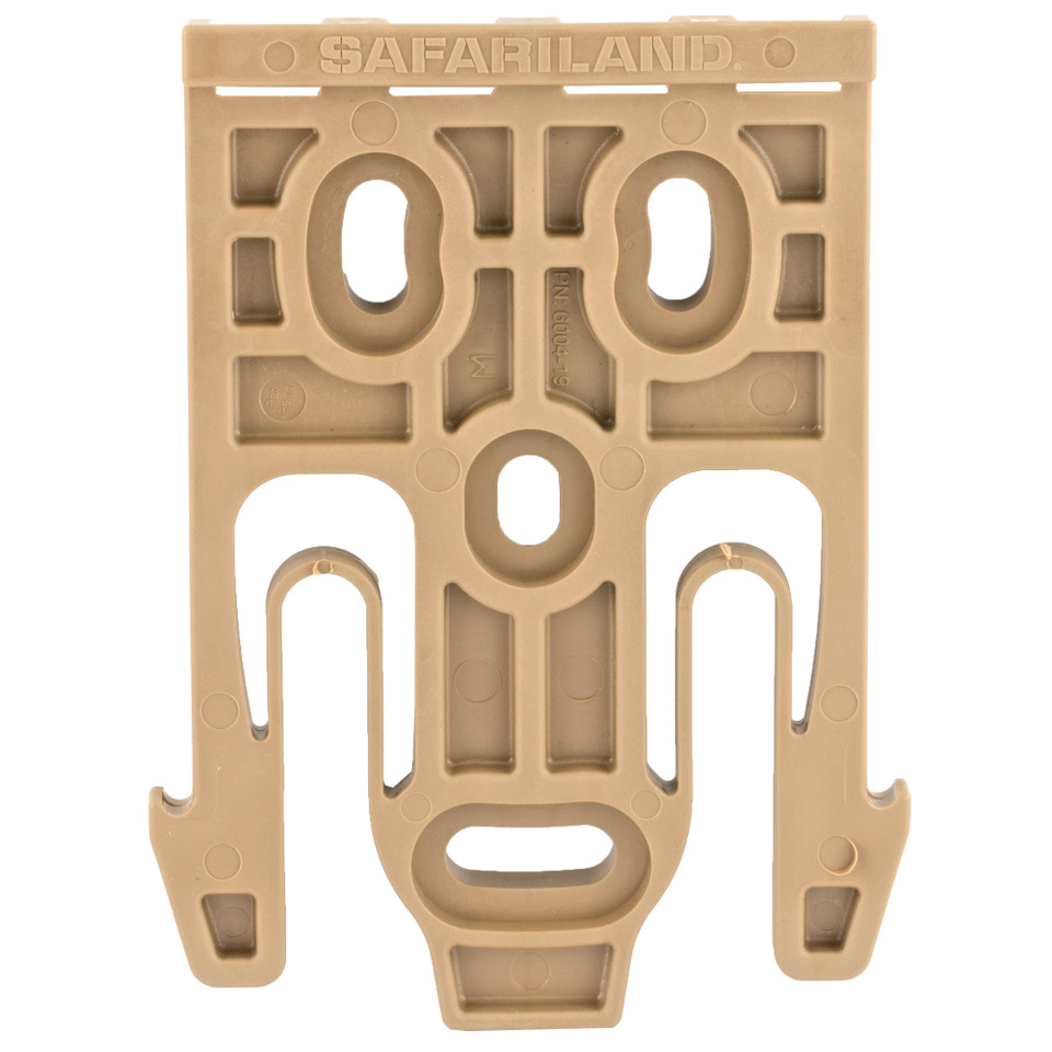 Safariland Model 6004-19 Quick Locking System Holster Fork, Coyote Brown.