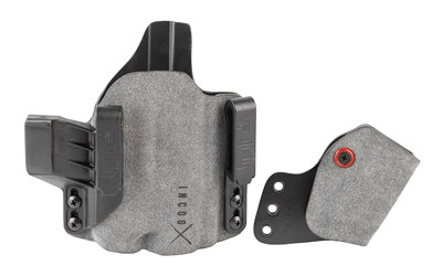 Safariland, INCOG-X, Joint Collaboration with Haley Strategic, Inside the Waistband Holster, Fits Sig Sauer P365X-Macro w/Light, Integrated Magazine Caddy, Microfiber Suede Wrapped Boltaron Construction, Gray, Right Hand